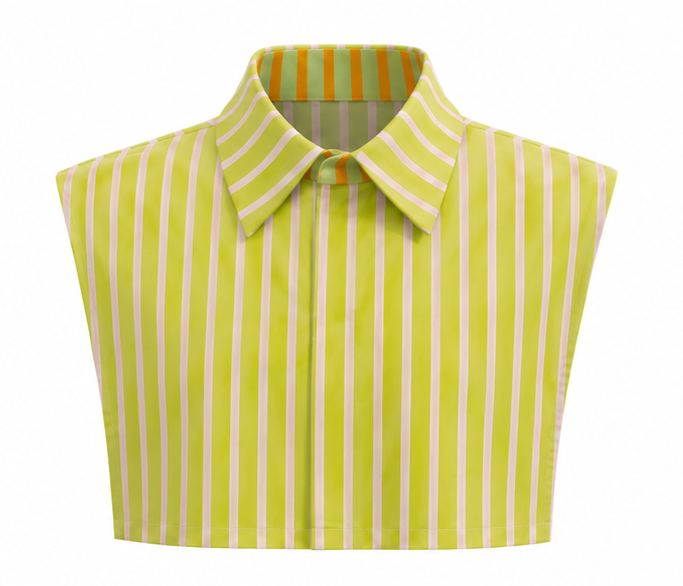 Stripe Layering Collar - light