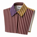 Stripe Layering Collar - dark